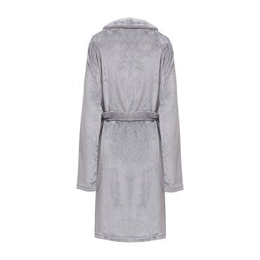 Szlafrok Comfort Queen, srebrny, XL