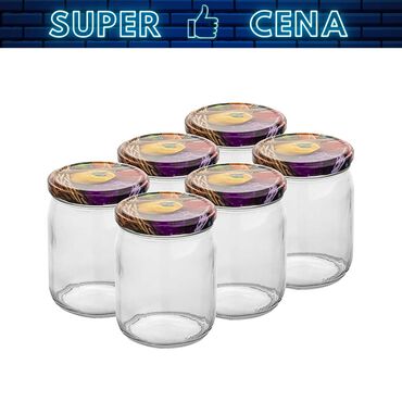 FLORINA_Słoiki 500 ml z metalową nakrętką Florina, 6 szt._1