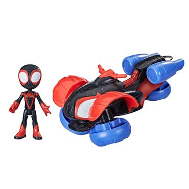 SPIDER-MAN_Spidey i Super Kumple Miles Morales, figurka i pojazd 2w1_1