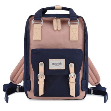 HIMAWARI_Plecak na laptopa 14” Himawari, 16 l, różowo-granatowy_1