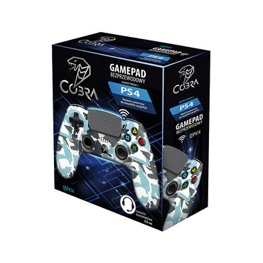 COBRA_Kontroler PS4 Camo Ocean QSP414, bezprzewodowy_6