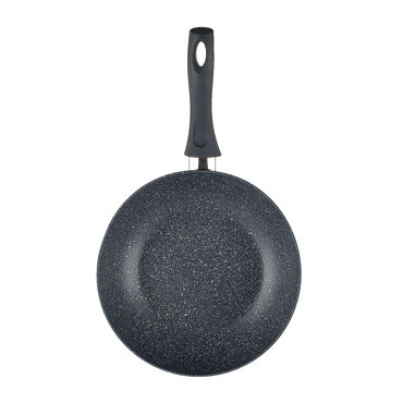 Patelnia 28 cm Russell Hobbs Nightfall Stone, nieprzywierająca, niebieski marmur