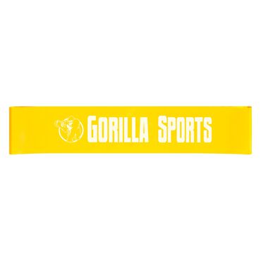 GORILLA SPORTS_Taśma oporowa do ćwiczeń, żółta, opór 9 kg_1