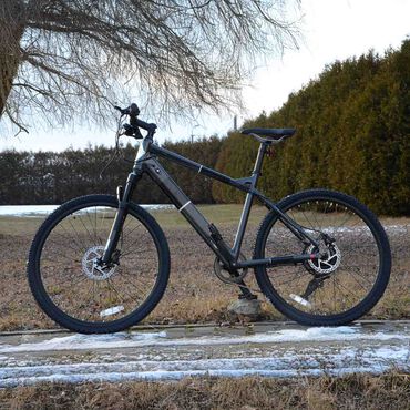 Rower elektryczny górski Purebike Classic MTB1W, 27,5”, ciemnoszary