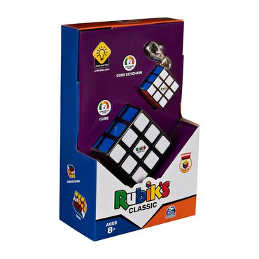 Zestaw Rubik's Classic, kostka rubika, z brelokiem w zestawie