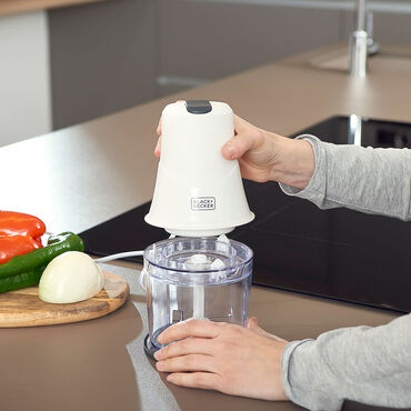 Rozdrabniacz BLACK+DECKER, 260 W, biały