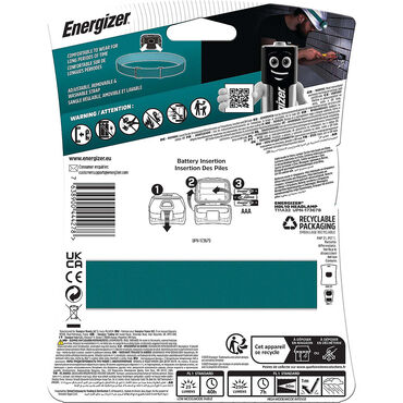 Latarka czołowa Energizer HDL10 LED, 3 dołączone baterie AAA