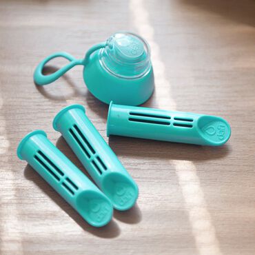 Zestaw 3 filtrów do butelki filtrującej, miętowe + zakrętka