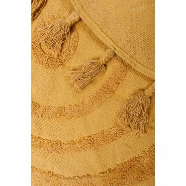 BALI_Dywan z frędzlami Multi-decor Bali, koło, 100 cm, żółty_2