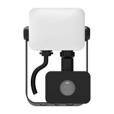 SANICO_Naświetlacz LED Sanico Milky PIR, 4000K, 10 W, IP65, czujnik ruchu i zmierzchu_1