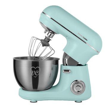 VINTAGE CUISINE_Robot planetarny Vintage Cuisine, 800 W, 4 l, 3 końcówki, miętowy_1