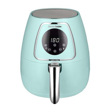 VINTAGE CUISINE_Frytkownica beztłuszczowa Vintage Cuisine, 1300 W, 2,8 l, miętowa_1