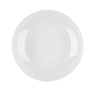 Zestaw obiadowy z porcelany na 6 osób Lubiana Modern, 18 elementów, biały