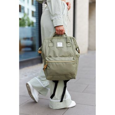 Plecak miejski Himawari, 19 l, z USB, zielony