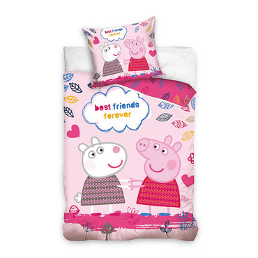 Peppa Pig_Pościel bawełniana, 160 x 200 cm, Świnka Peppa FRIENDS_1