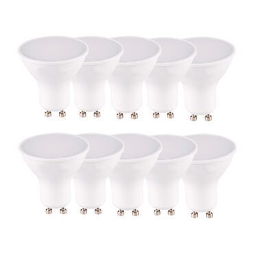 SANICO_Komplet 10 żarówek Sanico Goldlux, GU10, 10 W, 4000K, barwa neutralna_1