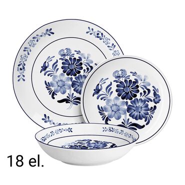 MG HOME_Zestaw obiadowy z porcelany MG Home Sintra, na 6 osób, 18 elementów, biały_1