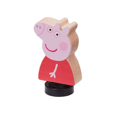 PEPPA_Zestaw 4 figurek drewnianych Peppa, podstawka Drop & Play_2