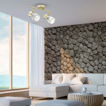 Lampa sufitowa Milagro Spot Best 2 x E14, złota