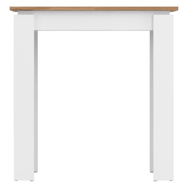 MEBLOMASTER_Stół rozkładany Meblomaster, 75-118 x 75 x 78 cm, dąb craft z białym_2