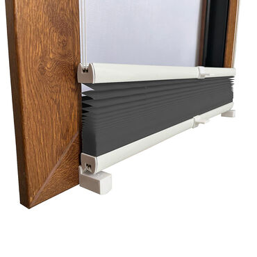 Roleta plisowana DecoTeam, 57 x 130 cm, szara