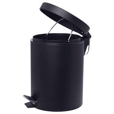 Kosz na śmieci z pedałem Smukee Home, 5 l, okrągły, czarny_1