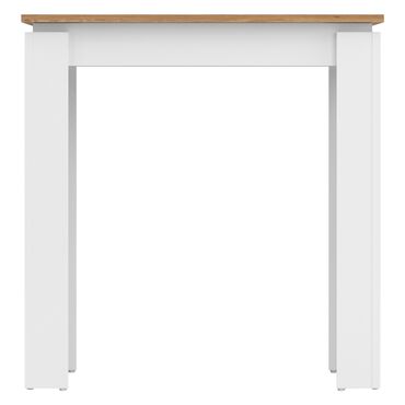 Stół rozkładany Meblomaster, 75-118 x 75 x 78 cm, dąb craft z białym