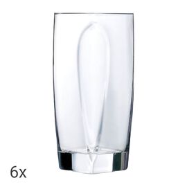 Szklanki do napojów wysokie Luminarc Flame, 6 sztuk, 300 ml, transparentne