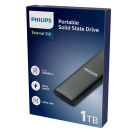 Dysk zewnętrzny SSD Philips Ultra Speed Space Grey 1 TB, szary