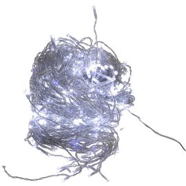 Kurtyna świetlna 250 LED Jumi sople, zimny biały z efektem Flash