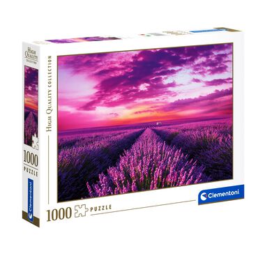 CLEMENTONI_Puzzle Lawendowe Pole, 1000 elementów, 69 × 50 cm_1