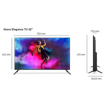 KIANO_Telewizor 32" Kiano Elegance, bezramkowy, HD Ready, Smart TV, DVB-T2_7