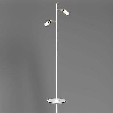 Lampa podłogowa Milagro Joker 2 x GU10, biało-złota