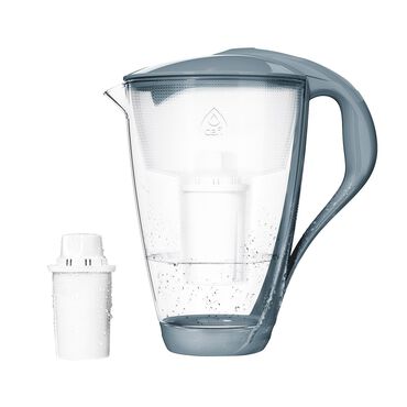 DAFI_Dzbanek filtrujący szklany Dafi Crystal, 2 l, szary, Classic LED_1