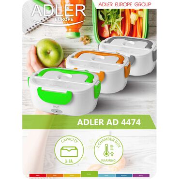 Lunchbox podgrzewany Adler AD 4474, szary