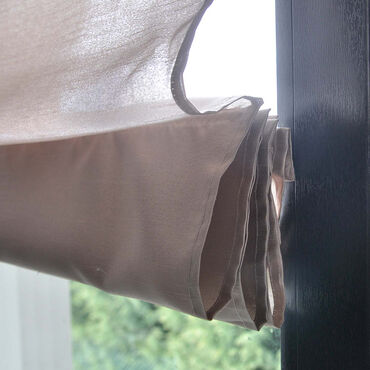 Roleta rzymska fix DecoTeam, 95 x 150 cm, ecru