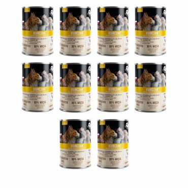 PET REPUBLIC_Karma dla kota Pet Republic, o smaku kurczaka, mokra, 10 x 400 g1