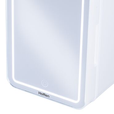 Lodówka kosmetyczna Hoffen, 4 l, 36 W, z lustrem LED, biała