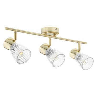 MILAGRO_Lampa sufitowa Milagro Spot Best 3 x E14, złota_1