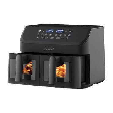 MAESTRO_Frytownica beztłuszczowa z okienkiem Maestro MR-758, 2000 W, 2 x 4,5 l, czarna_2