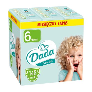 DADA_Pieluszki Extra Soft 6 XL, 16+ kg, 148 szt., z dodatkiem ekstraktu z aloesu_1