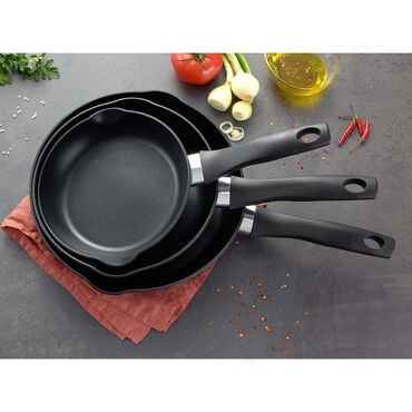Zestaw patelni MG Home Rubella Becco, 3 elementy, czarne