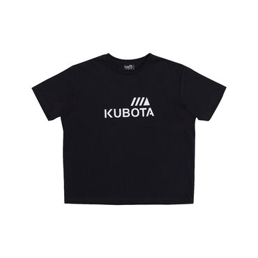 KUBOTA_T-shirt damski, czarny, bawełna_1
