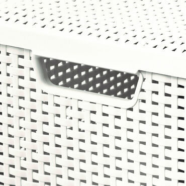 Koszyk RATTAN STYLE, kremowy, S