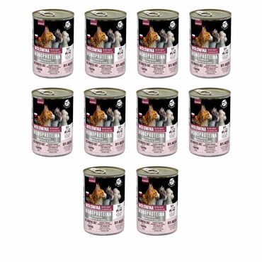 PET REPUBLIC_Karma monoproteinowa dla kota Pet Republic, o smaku wołowiny, mokra, 10 x 400 g1