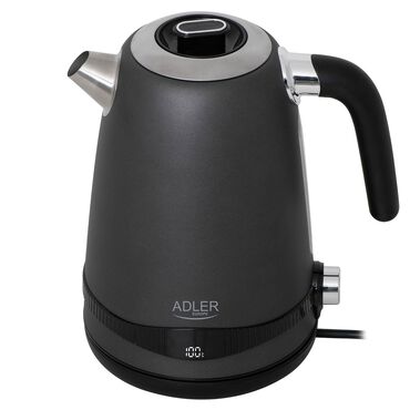 Czajnik elektryczny stalowy Adler AD 1295G, 1,7 l, 2200 W, z regulacją temperatury