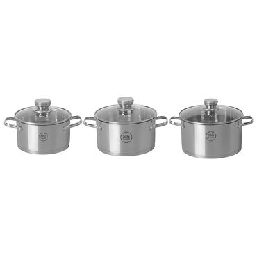 MG HOME_Komplet garnków z pokrywką SATINO, 2l, 3l, 5l, 6 elementów_3