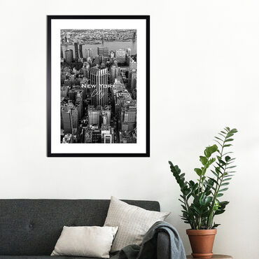 ARS LONGA_Obraz w ramie, 50 x 70 cm, czarno-biała, Nowy York_6