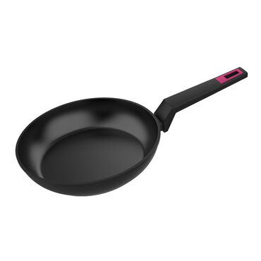 Patelnia 24 cm Taurus Great Moments, nieprzywierająca, czarno-różowa