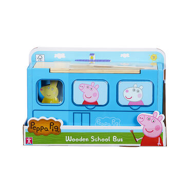 PEPPA_Zestaw drewniany autobus z figurką Peppa, sorter kształtów_4